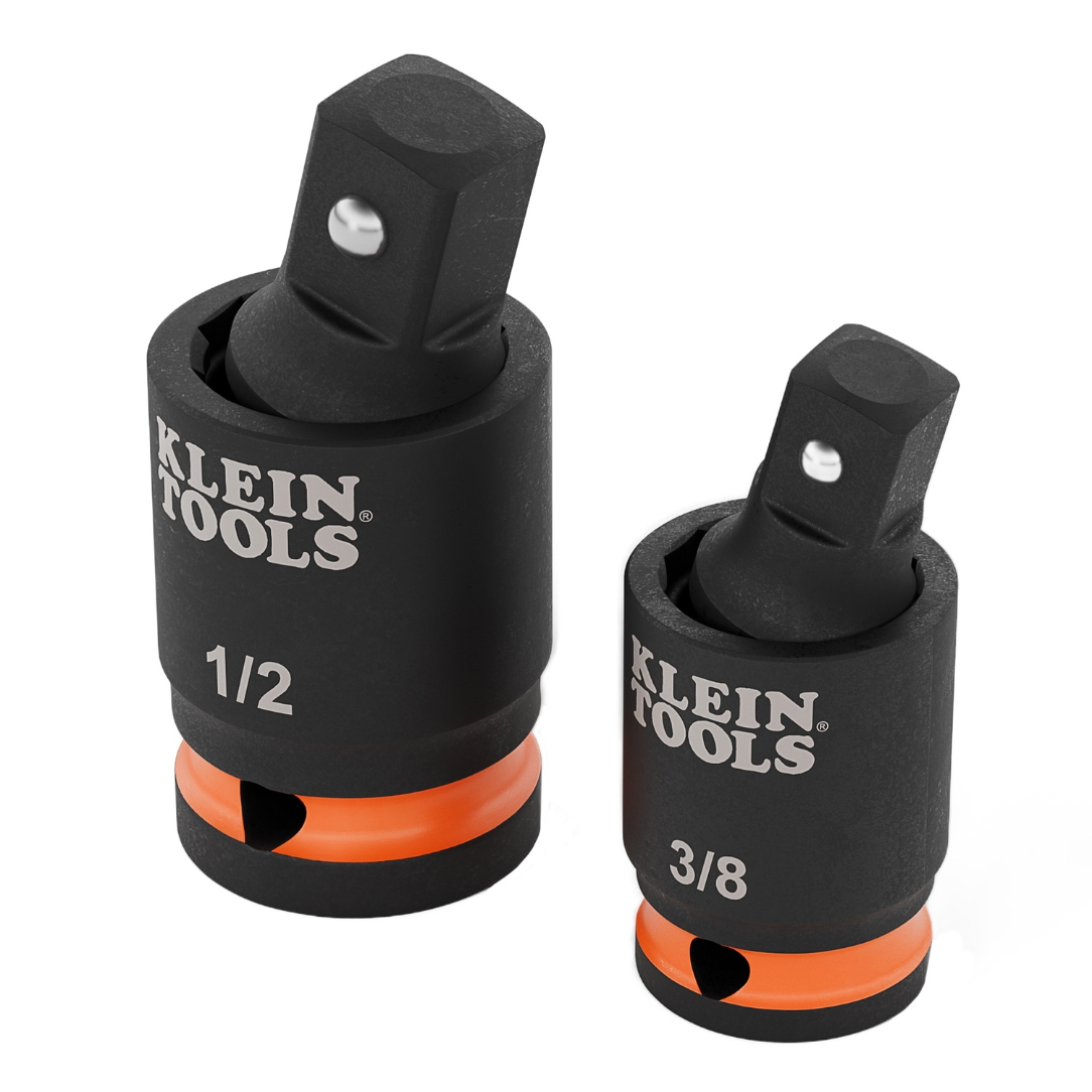 Klein 65842SW 3/8″ and 1/2″ Swivel Impact Wrench Adapter Set 2-Piece