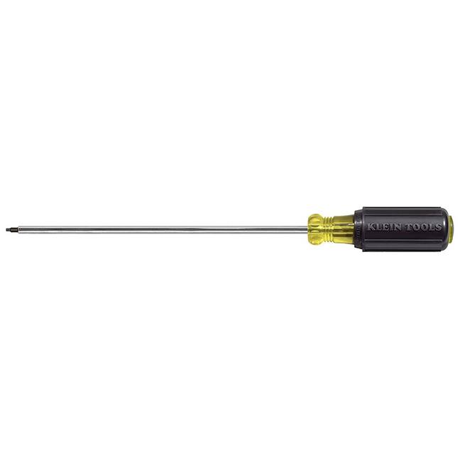 Klein 665 #1 Square Recess Tip Screwdriver with Cushion-Grip and 8″ Shank