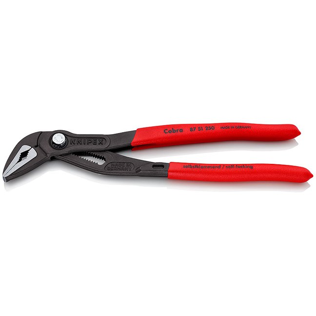 Knipex 8751250 10″ (250mm) COBRA Extra-Slim (ES) Water Pump Pliers