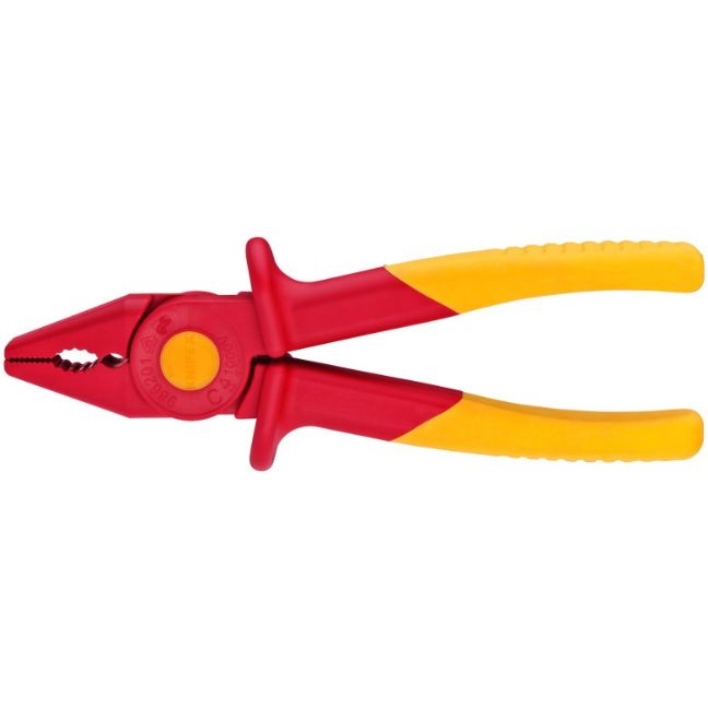 Knipex 986201 7″ Long Nose Plastic Pliers – VDE 1000V Insulated
