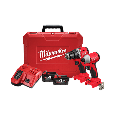 Milwaukee M18™ Brushless 2 Piece Power Pack 2D3 - M18BLPP2D3402C