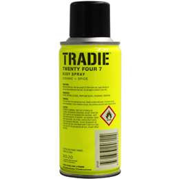 Tradie Aerosol Deodorant - Twenty Four 7 - 160ml - MJ3763SATF
