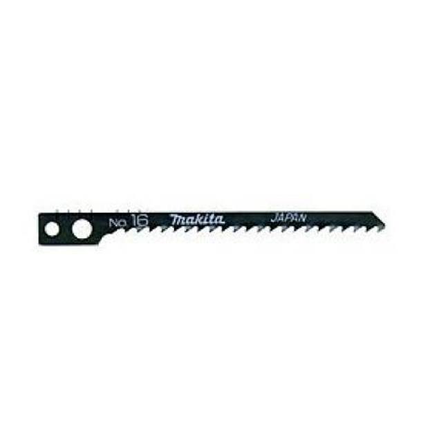 Makita A-85830 #16 Makita Shank 3-7/32″ x 9-TPI HCS Jigsaw Blades for General Purpose Wood Cutting 5-Pack