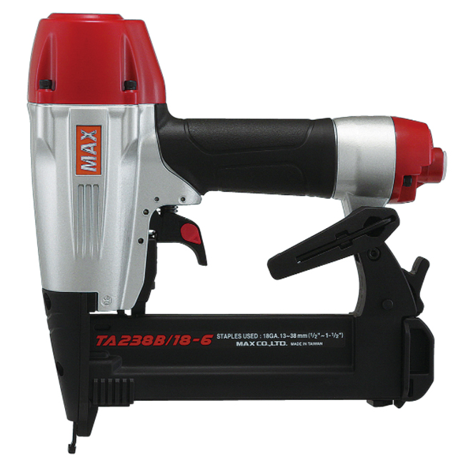 Max Tools TA238B/18-6 18ga 1/4″ Narrow Crown Pneumatic Stapler 1/2″ to 1-1/2″