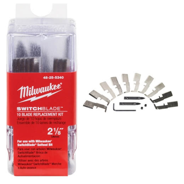 Milwaukee 48-25-5340 2-1/8″ SWITCHBLADE 10-Blade Replacement Kit