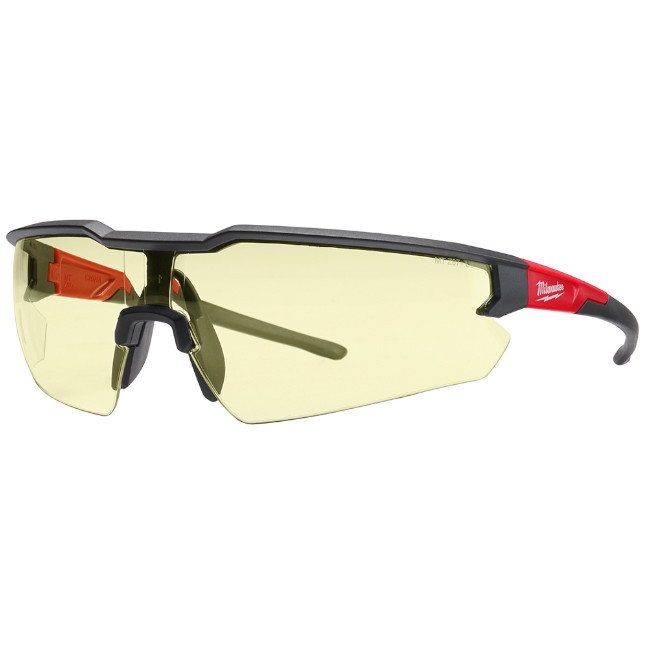 Milwaukee 48-73-2100 Anti-Scratch Safety Glasses-Amber