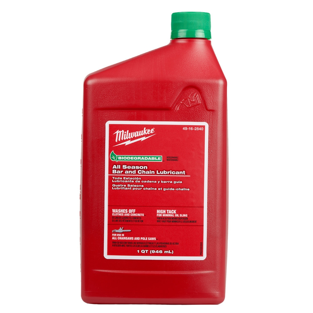 Milwaukee 49-16-2840 1-Quart Biodegradable All Season Bar and Chain Lubricant