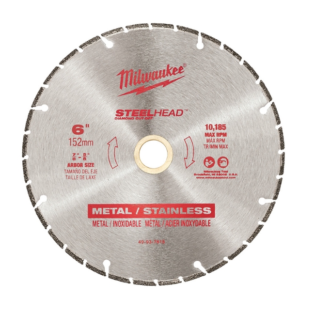 Milwaukee 49-93-7815 6″ STEELHEAD Metal Cutting Blade