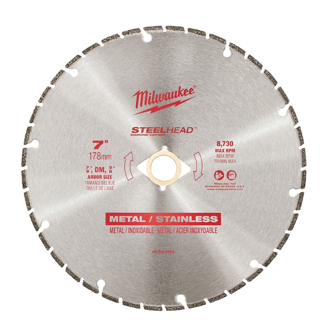 Milwaukee 49-93-7820 7″ STEELHEAD Metal Cutting Blades