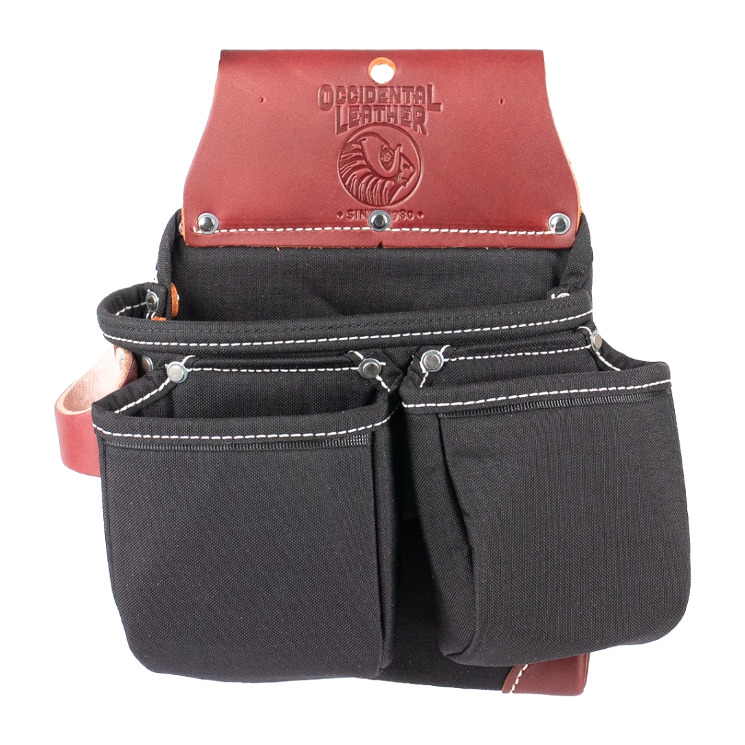 Occidental Leather B8017DBLH OXYLIGHTS 3-Pouch Tool Bag – Left Handed – Black