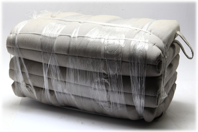 Peak Season 77" x 25" Outdoor Chaise Lounge Cushion, Gray