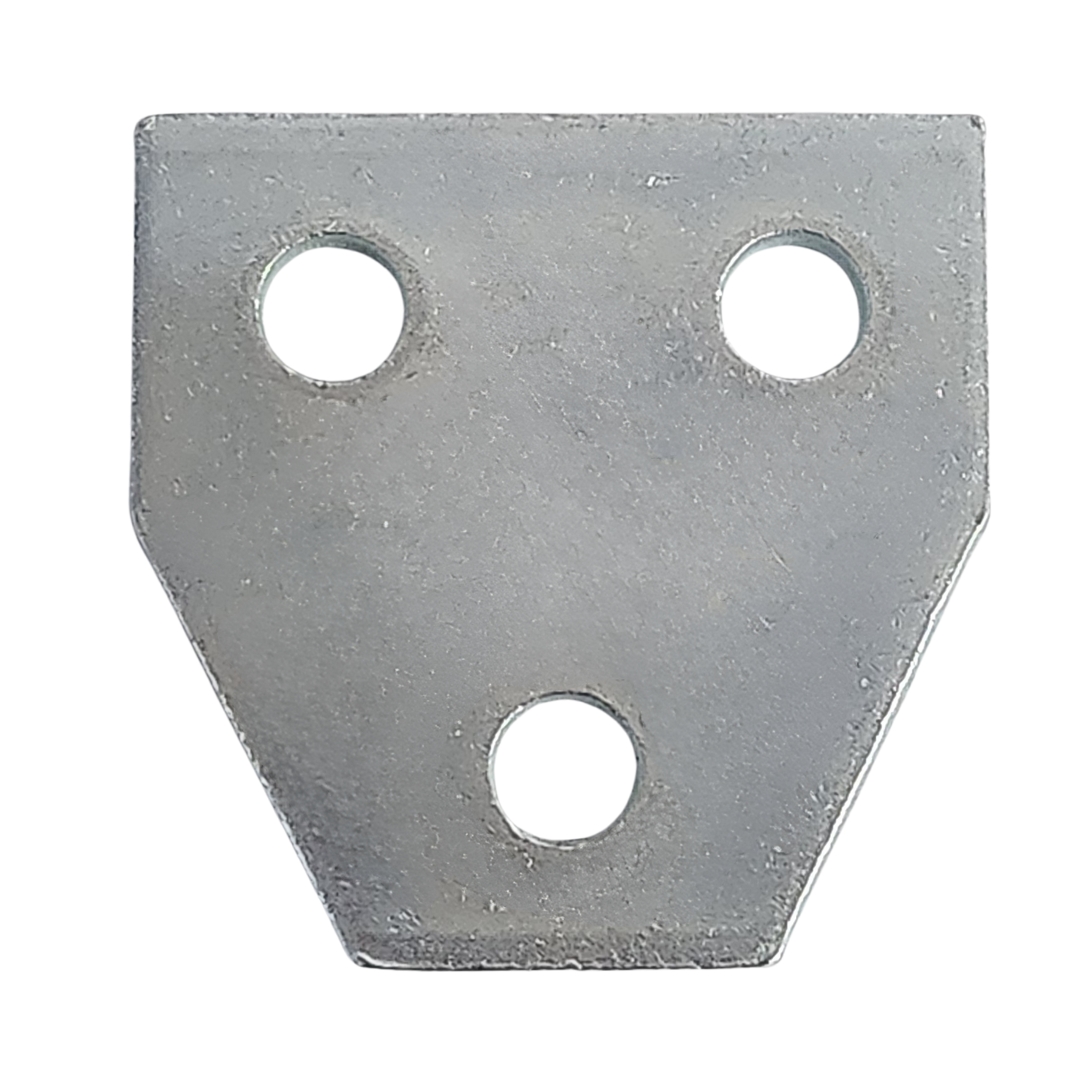 PeakSource S2029 3-Hole Tee Gusset Plate Electrogalvanized (EG) Steel