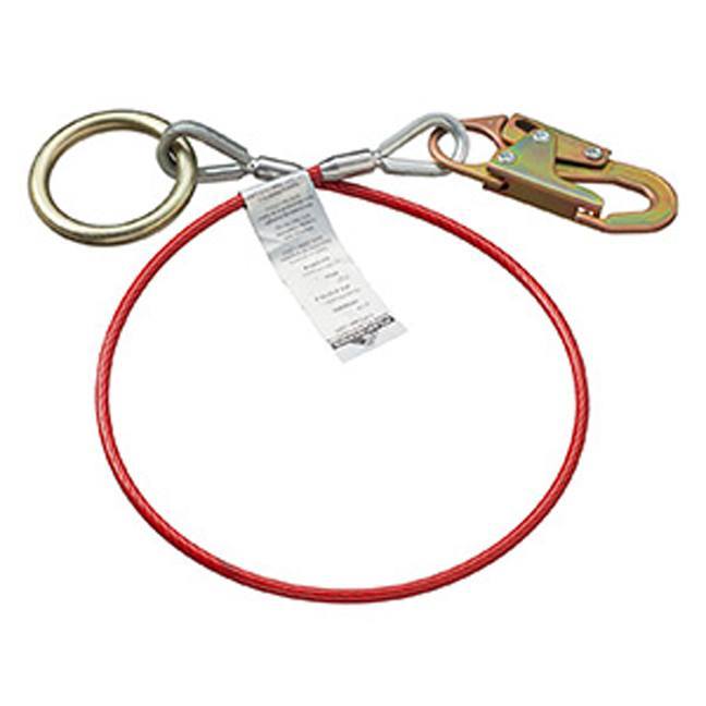 Peakworks AS-21210-4 V8208404 Cable Anchor Sling – 1/4″ x 4ft w/Snap and O-Ring