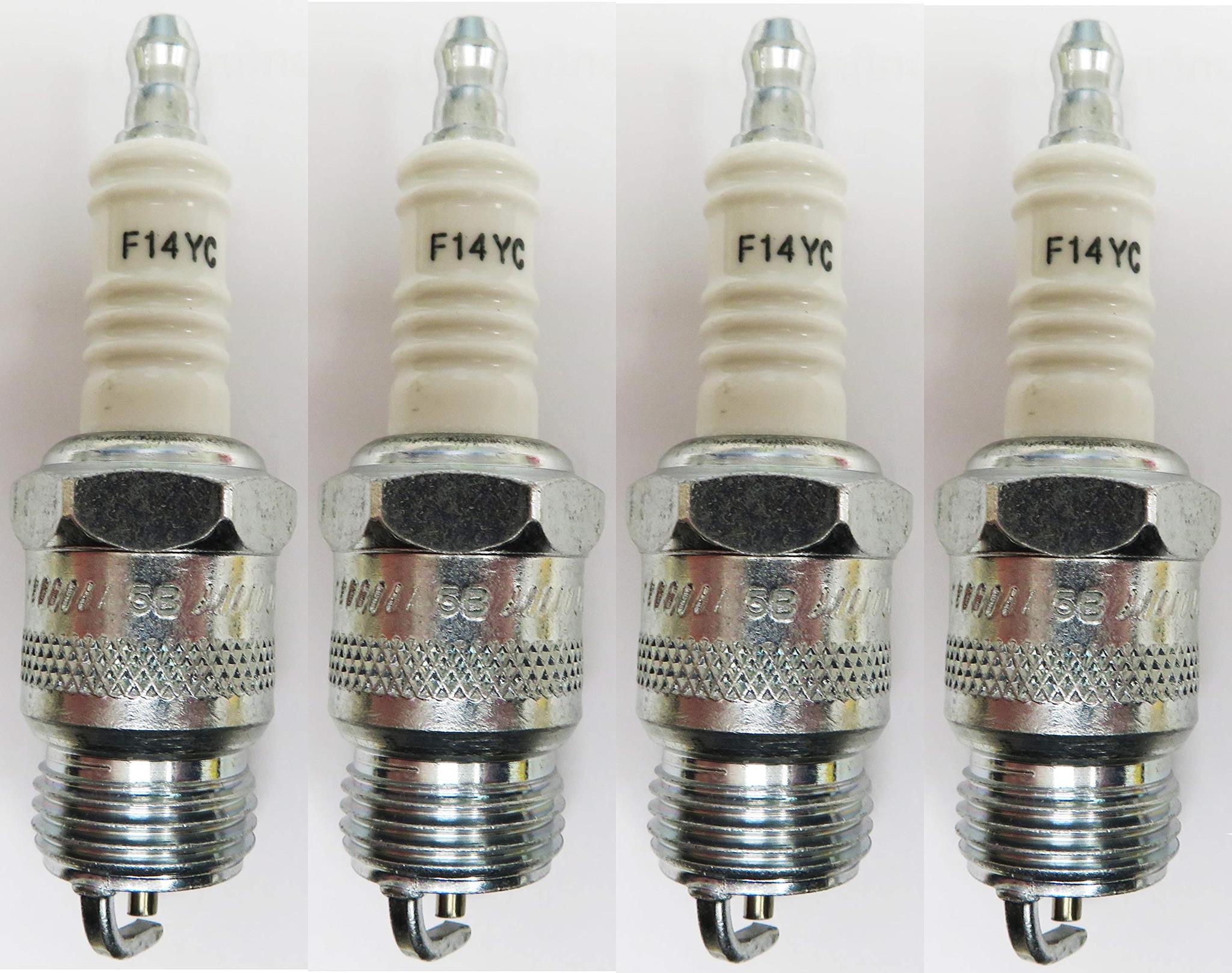 Genuine OEM Champion Part # RN14YC Spark Plug 4 Pack