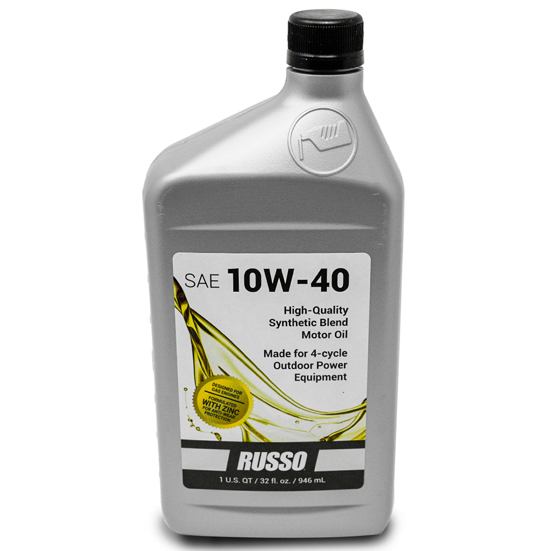 Russo SAE 10W-40 4-Cycle Engine Oil 1 Qt.