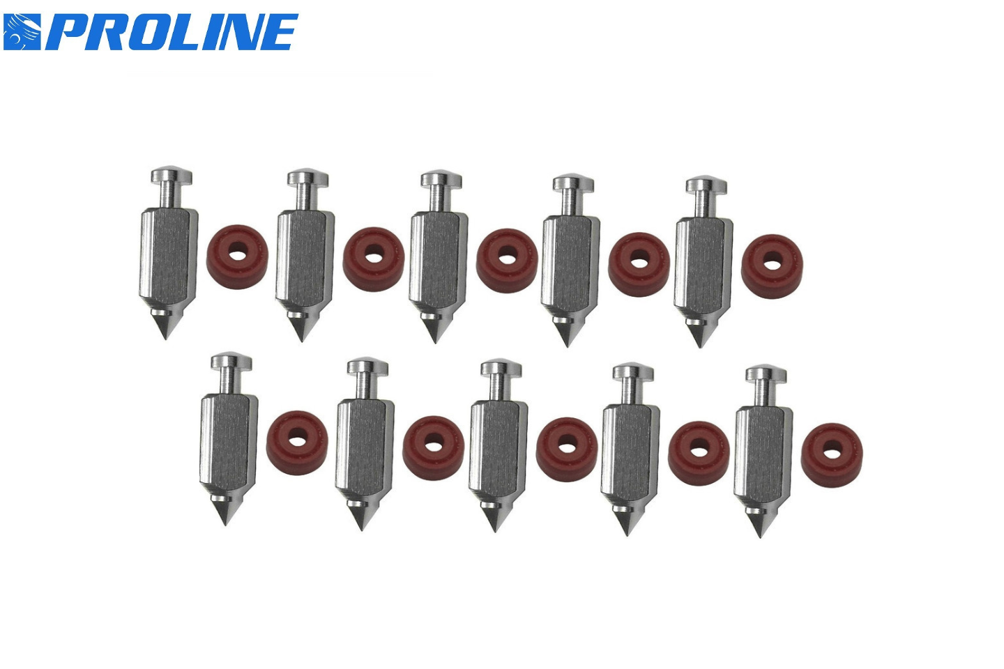 Proline 10 Pack Carburetor Float Needle Valve Seat Kit For Briggs Stratton 398188 3.5-6hp
