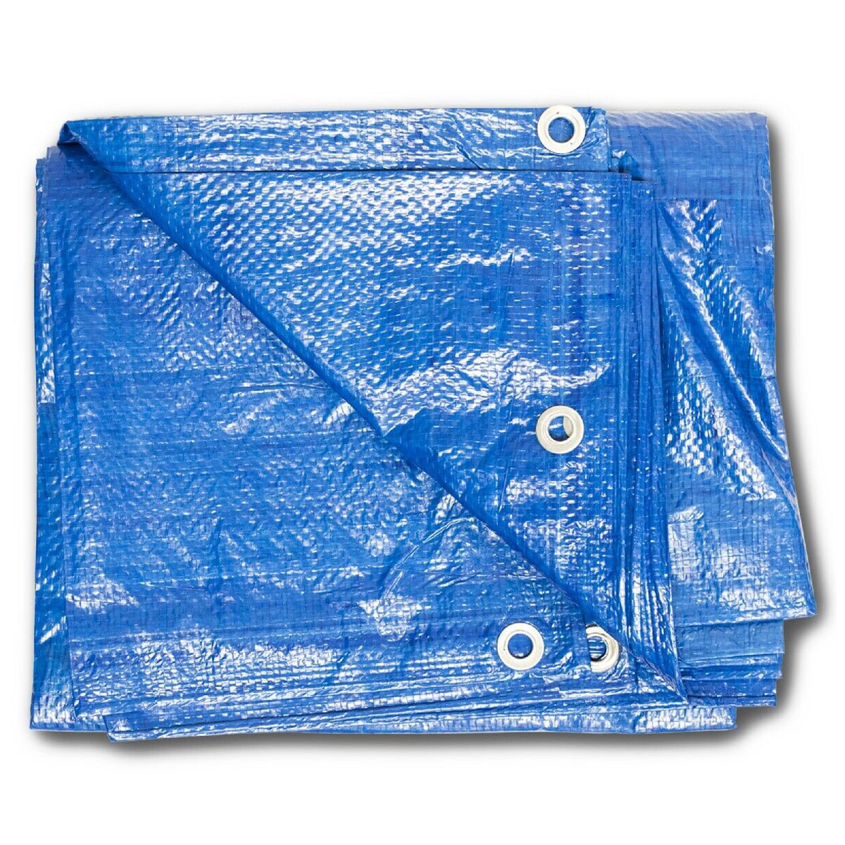 12X16 Weather Resistant Reinforced Blue Tarp