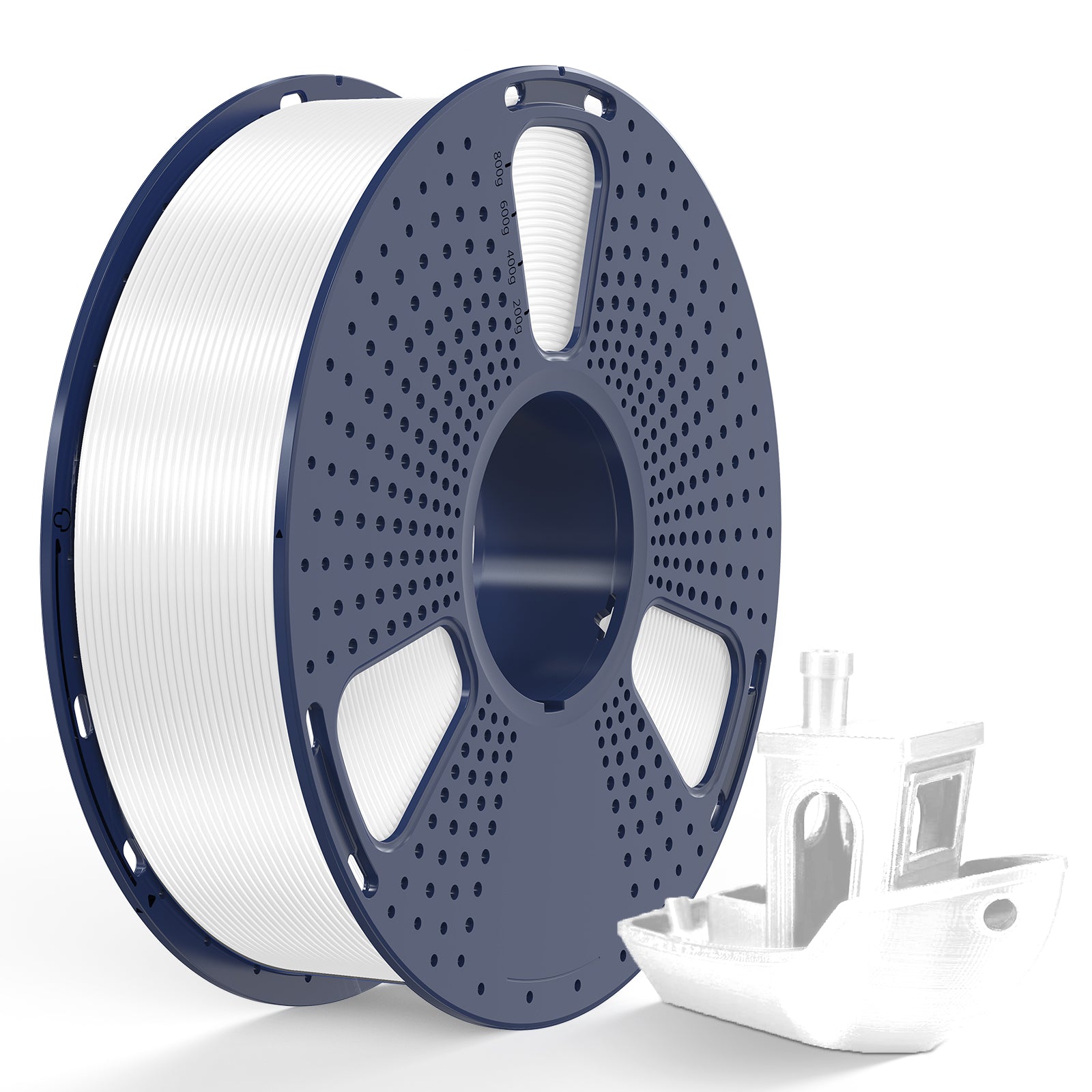 Sunlu Silk PLA+ White Filament 1KG