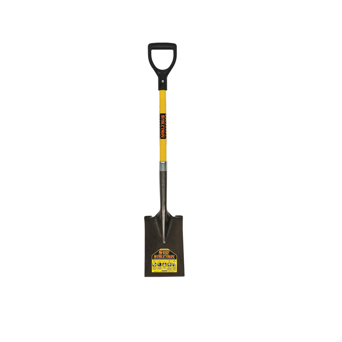 Structron 49554 Front Turn Step Garden Spade 14 Ga.#2w/ 29 In. Handle