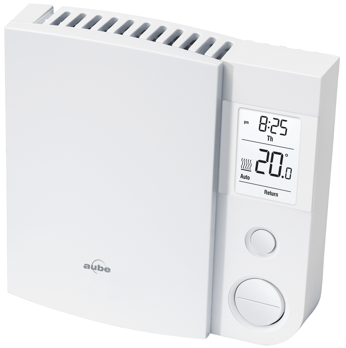 Aube Electronic Triac Switching Programmable Thermostat 3500W, Model TH105PLUS