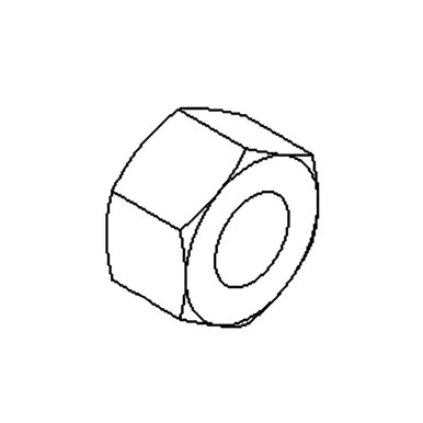 1260688 NUTHEX LEFT HAND TORO Genuine OEM Part