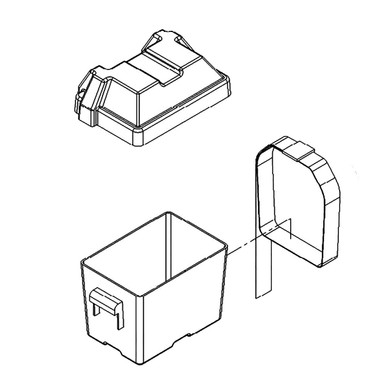 1261424 BATTERY BOX TORO Genuine OEM Part