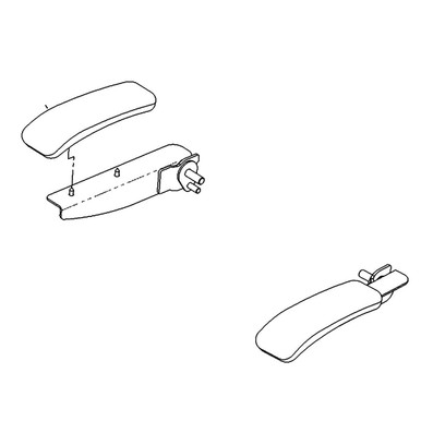 1262058 ARMREST KIT TORO Genuine OEM Part SUPERSEDED FROM 1395823