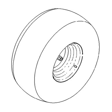 1327574 WHEEL AND TIRE ASSEMBLY TORO Genuine OEM Part