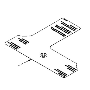 1356420 DECALVALVE TANK TORO Genuine OEM Part