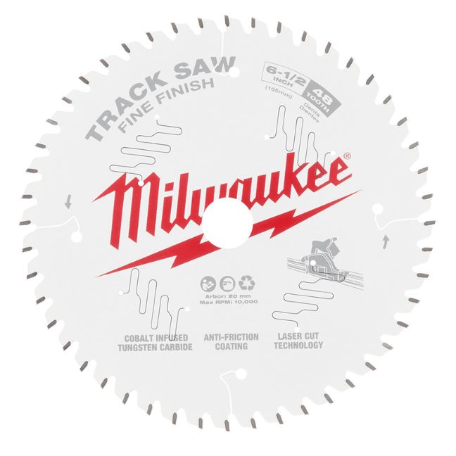 Milwaukee 48-40-0627 6-1/2″ 48T Fine Finishing Track Saw Blade