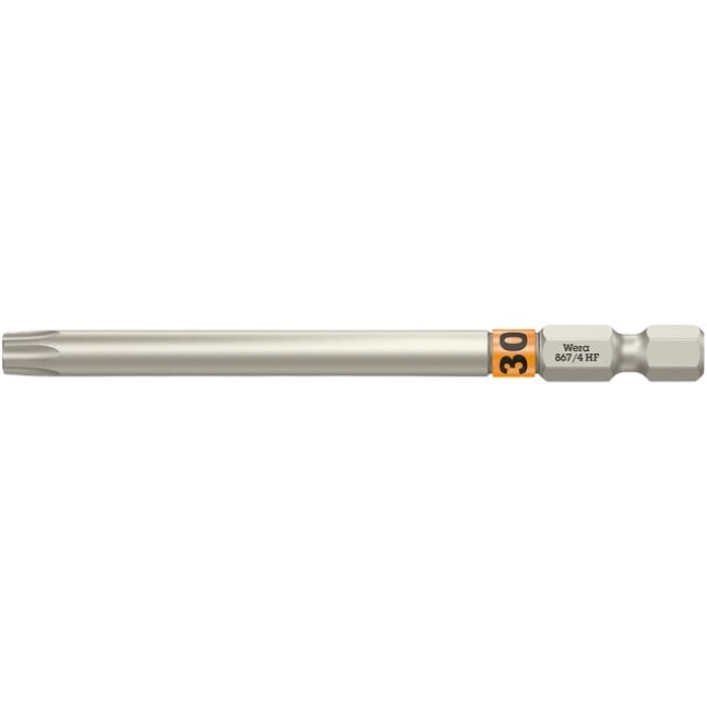 Wera 060516 867/4 HF TORX Driver Bits with Holding Function TX30 x 89mm 10-Pack
