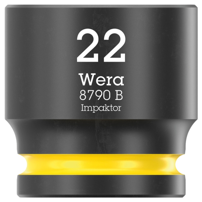 Wera 005512 8790 B IMPAKTOR 6-Point Metric Impact Socket 3/8″ Drive x 22.0 mm
