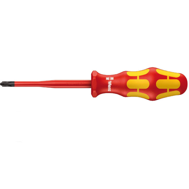 Wera 006456 162 i S VDE Insulated Phillips/Slotted Screwdriver w/ Reduced Blade Diameter PH/S2 x 100mm