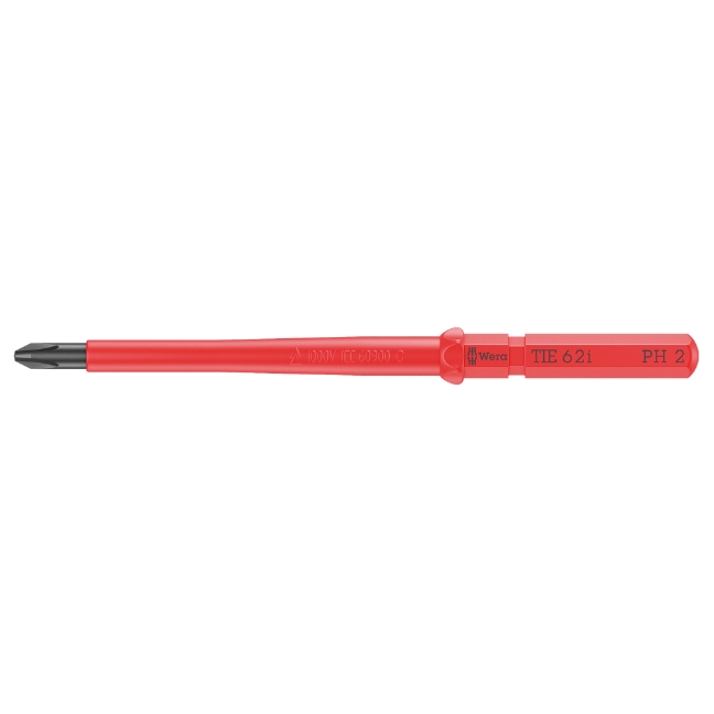 Wera 006511 KK VDE 62 i Insulated Screwdriver Blade for Phillips Screws PH2 x 157mm