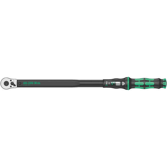 Wera 075623 Click-Torque C 4 Torque Wrench 1/2″ Drive 60 to 300 Nm
