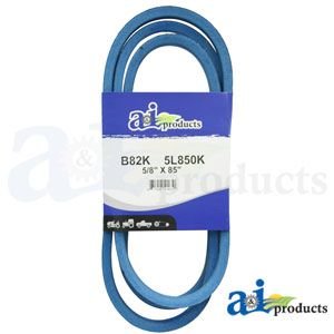 Blue V-Belt for Lawn Mower PTO to deck drive, Bobcat, Ferris, Toro & more | SO15662