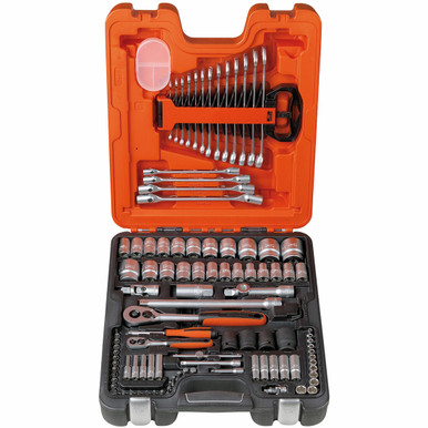 Bahco Socket Set 1/4'' & 1/2" With Spanners 106 Piece