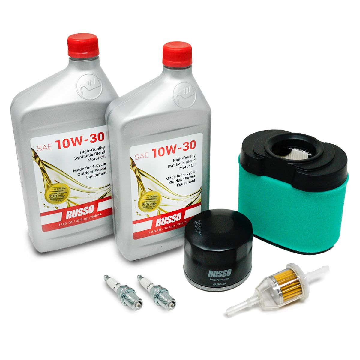 Tune Up 10W-30 Kit for John Deere LA155 LA165 LA175 D150 D160 D170 Z245