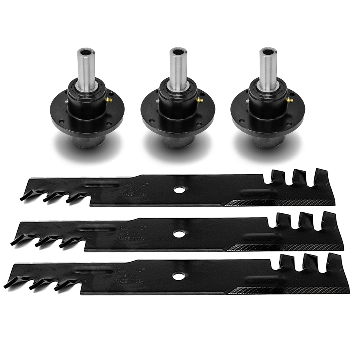Spindle Toothed Blade Kit for Scag 52-inch Deck Tiger Cub Turf Super Z STZ52-20KH
