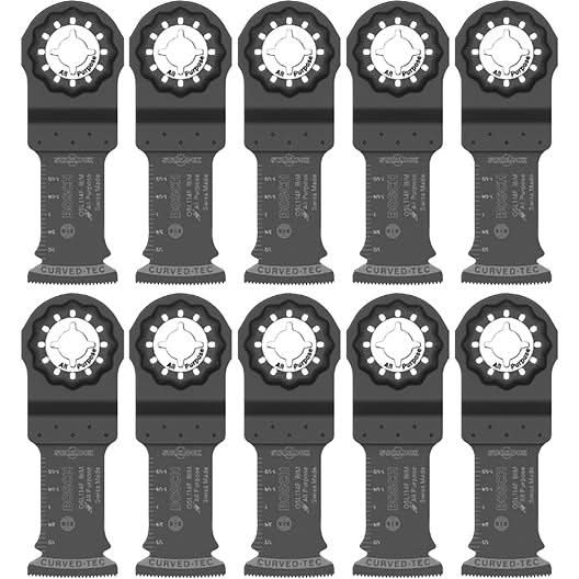 Bosch OSL114F-10 1-1/4 In. Starlock Bi-Metal Plunge Cut Blade 10 pk.