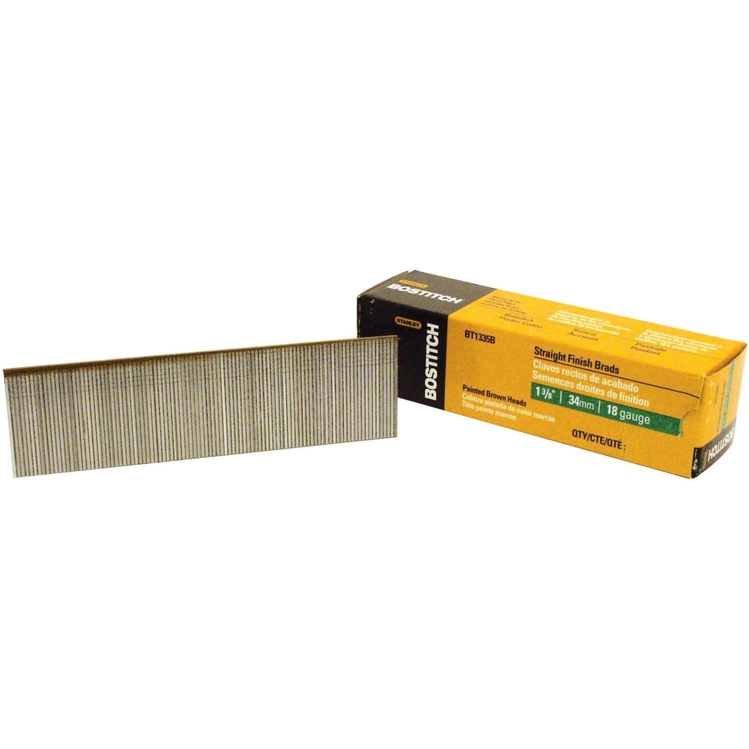 Bostitch BT1335B 3,000-Qty. 1-3/8" 18-Gauge Brads