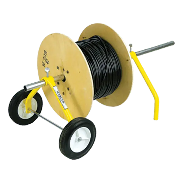 Rack-A-Tiers E-Z Roll Wire Rack, Portable Wire Dispenser on Wheels, Model 55455