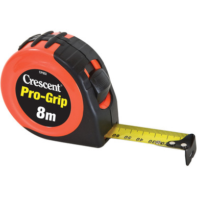 Crescent Pro Grip Tape Measure 8M Metric - CP8SI