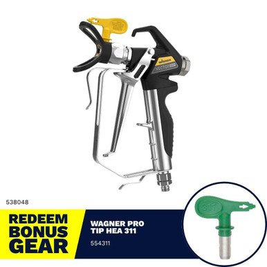 Wagner Vector Grip Airless Spray Gun Dual Trigger - 538048