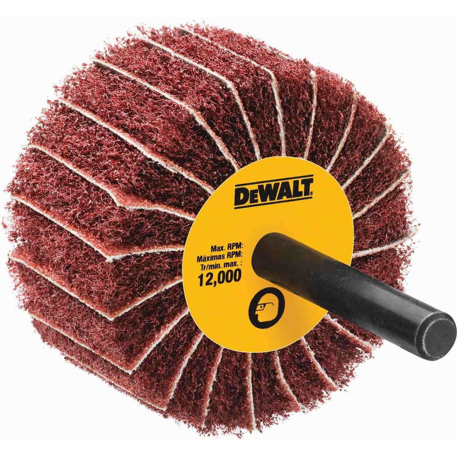 DeWalt DAFE7F0610 2" X 1 " X 1/4" 60g Finshing Flap Wheel