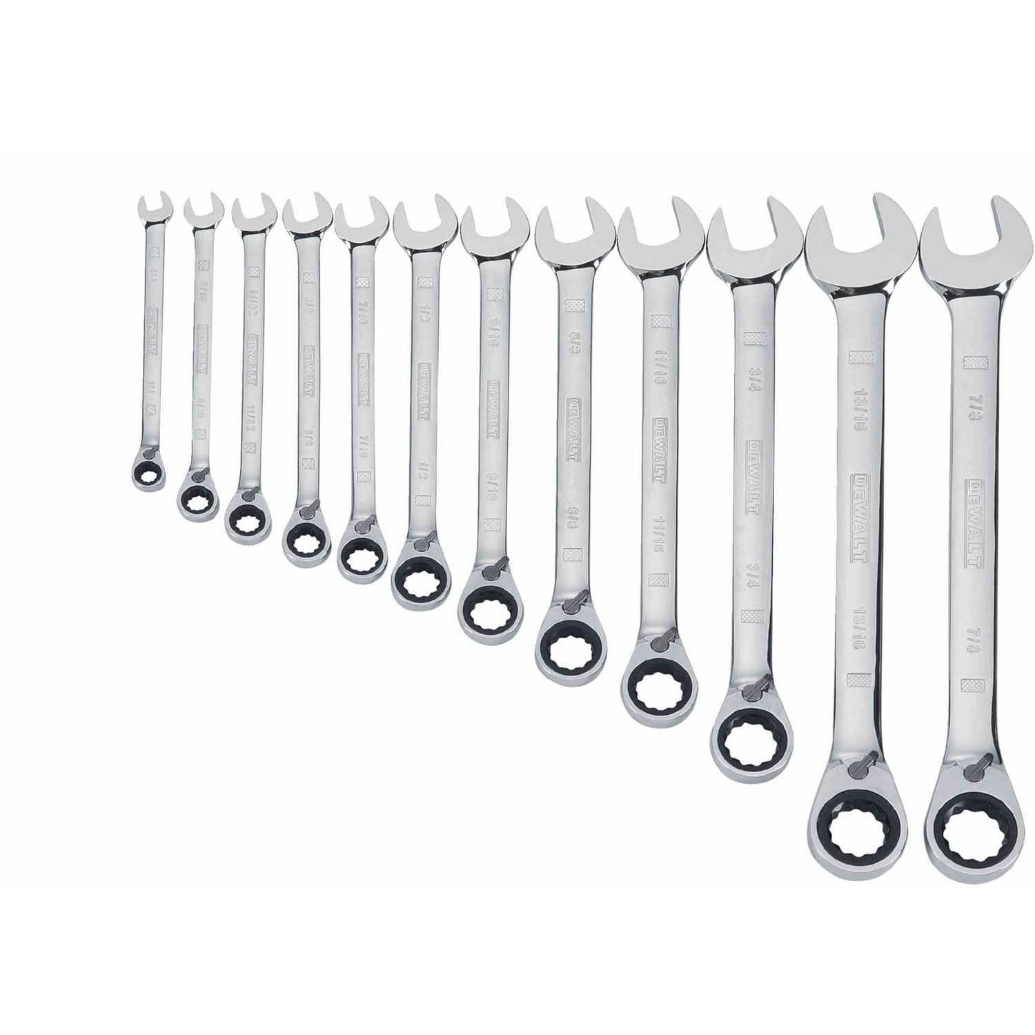 Dewalt DWMT19230 12 Piece Ratcheting Metric Wrench Set