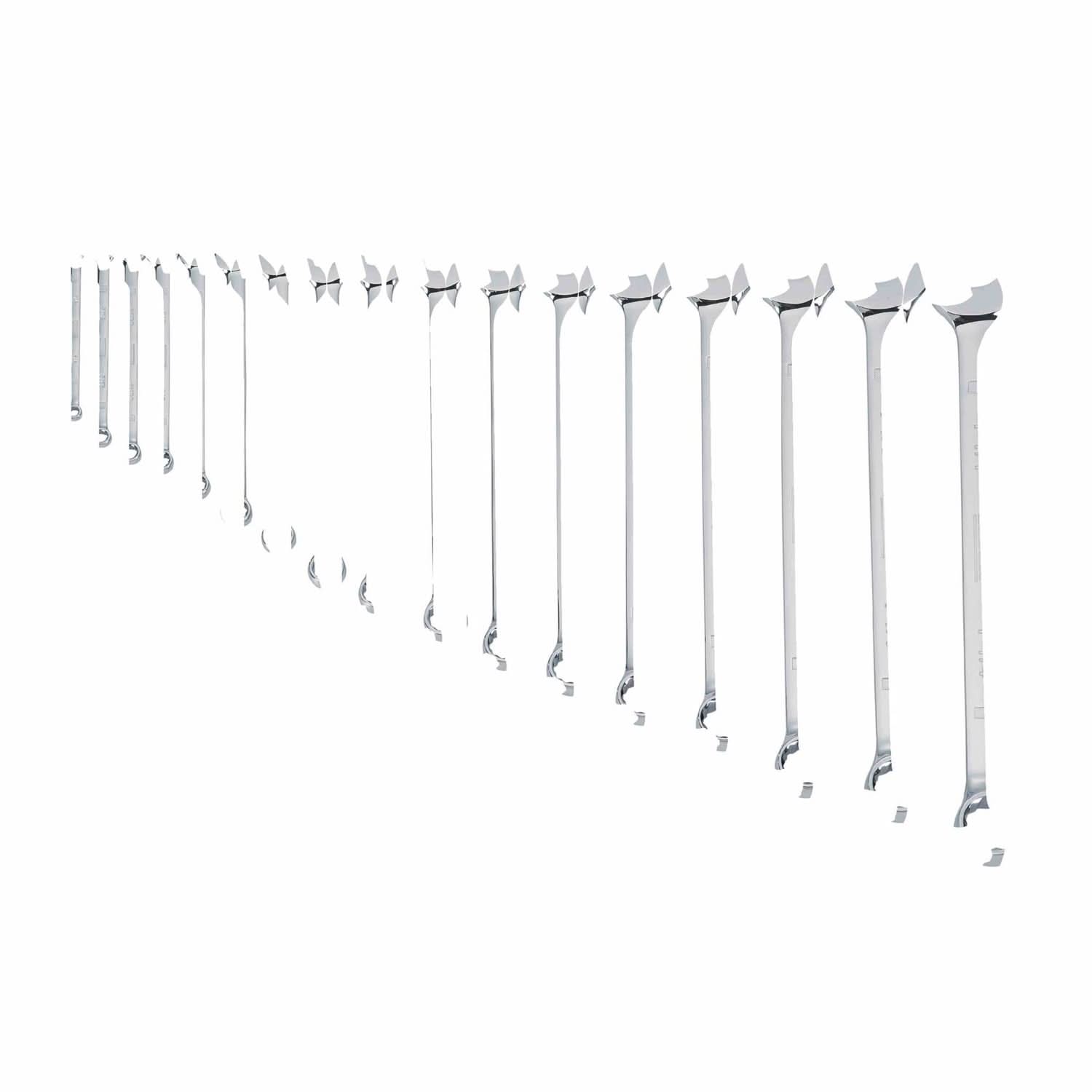 Dewalt DWMT19234 17 Piece Full Polish Combination Wrench Set