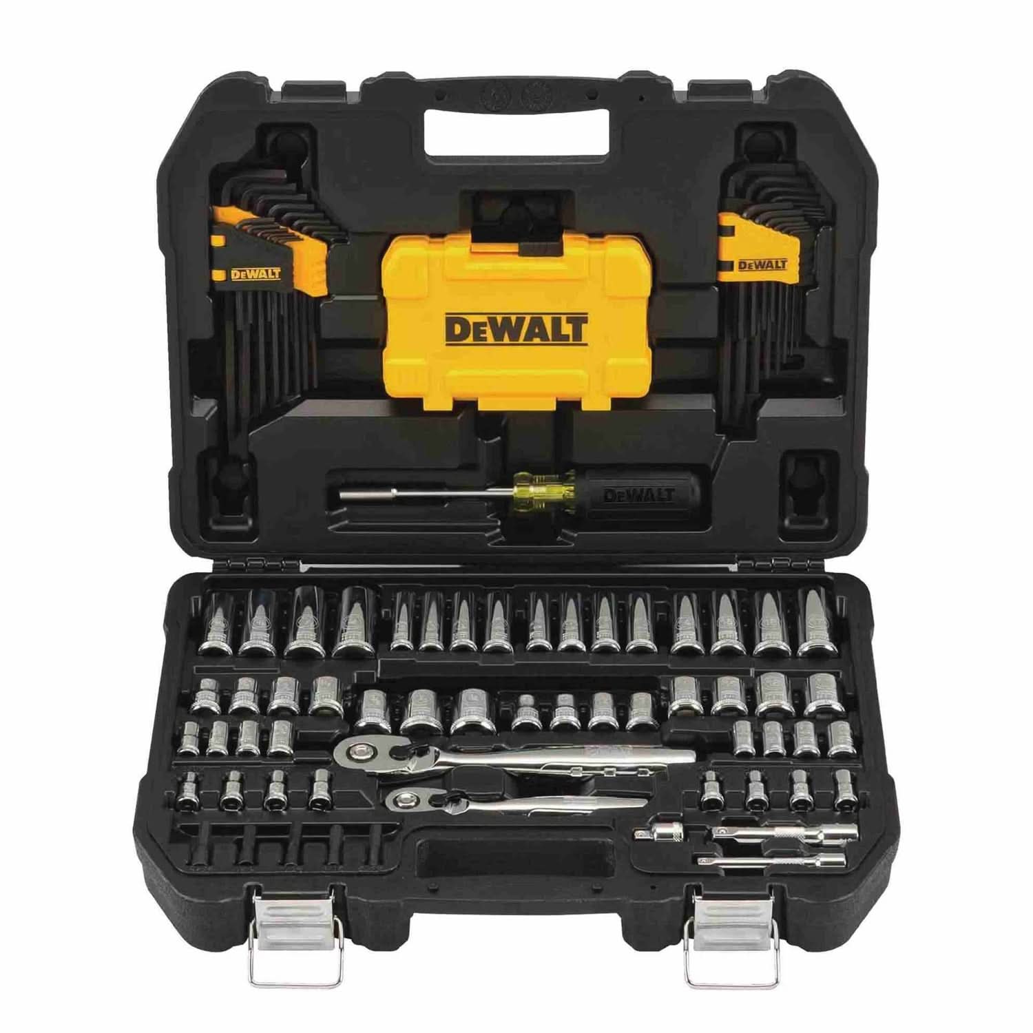 Dewalt DWMT73801 108 Piece 1/4-in & 3/8-in Drive Mechanics Tools Set