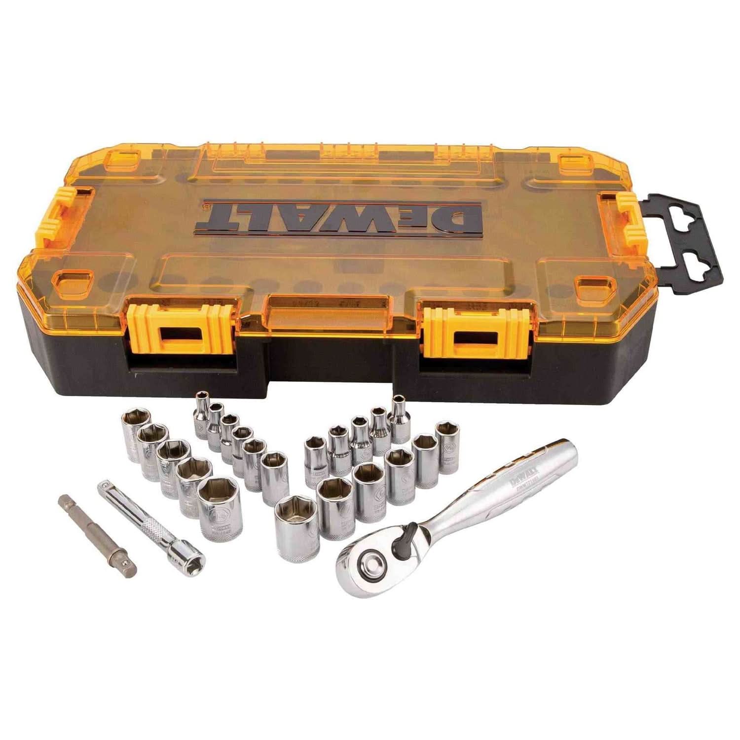 Dewalt DWMT73805 25 Piece 1/4-in Drive Socket Set