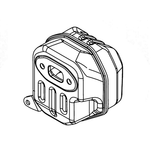 A300001850 MUFFLER EXHAUST ECHO Genuine OEM Part